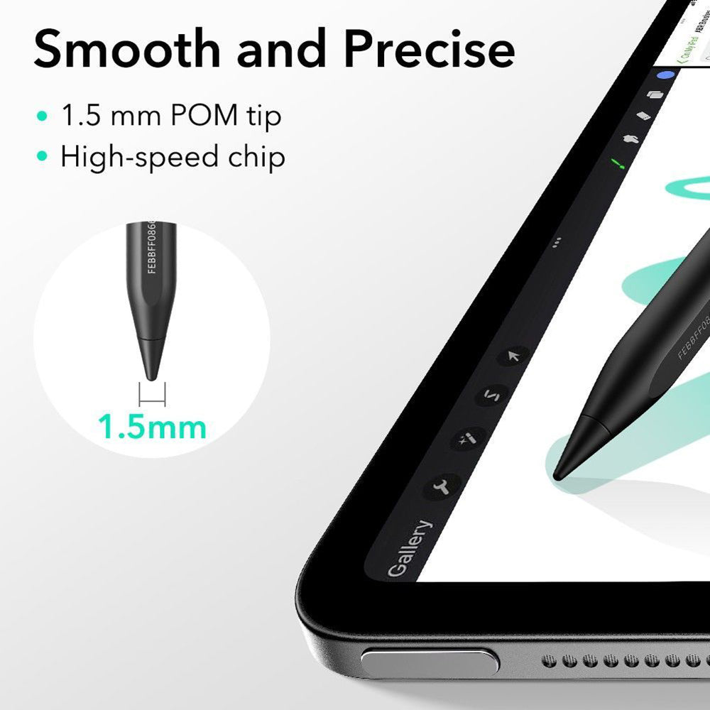 Touch Pen ESR Geo para Apple iPad, Versão Ativa, Preto