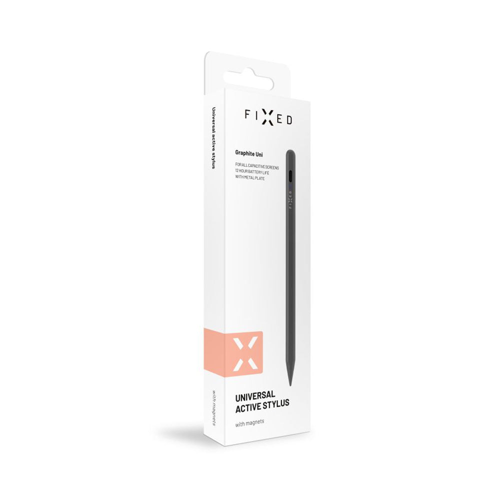 Touch Pen Fixed Graphite Uni, Cinzento