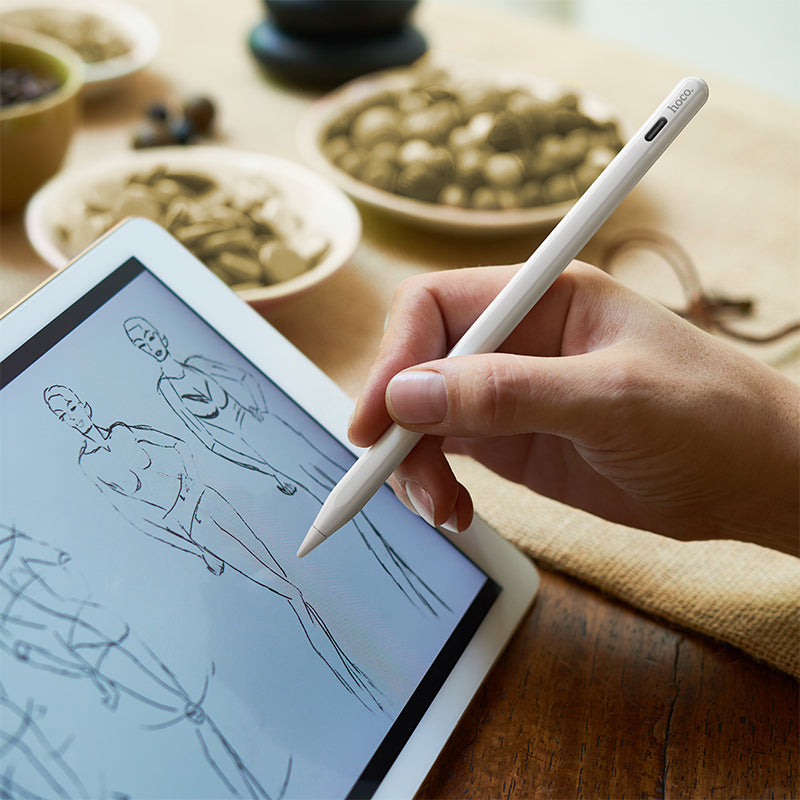 HOCO GM112 Active Version Touch Pen for Apple iPad, White