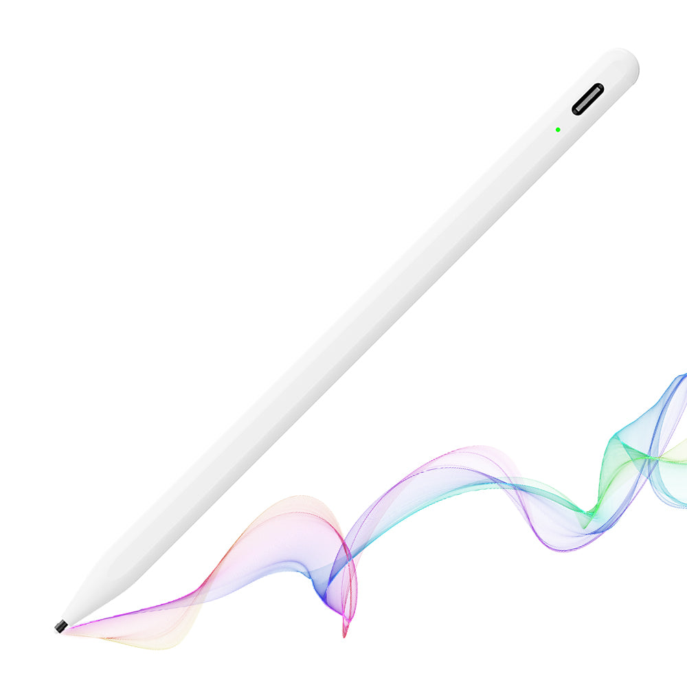 Touch Pen Techsuit A580S para Apple iPad, Versão Ativa, Branco