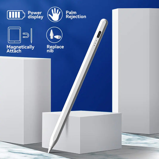 Touch Pen Techsuit JA04 para Apple iPad, Versão Ativa, Branco