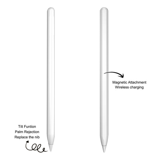 Touch Pen Techsuit M2 para Apple iPad, Versão Ativa, Branco