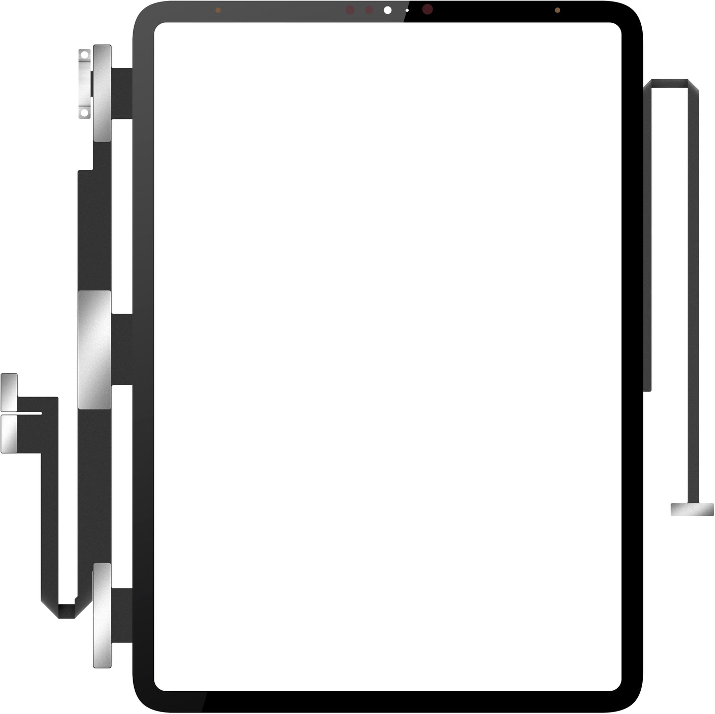 Touchscreen Forward Guard OCA para Apple iPad Pro 11 (2020), Preto
