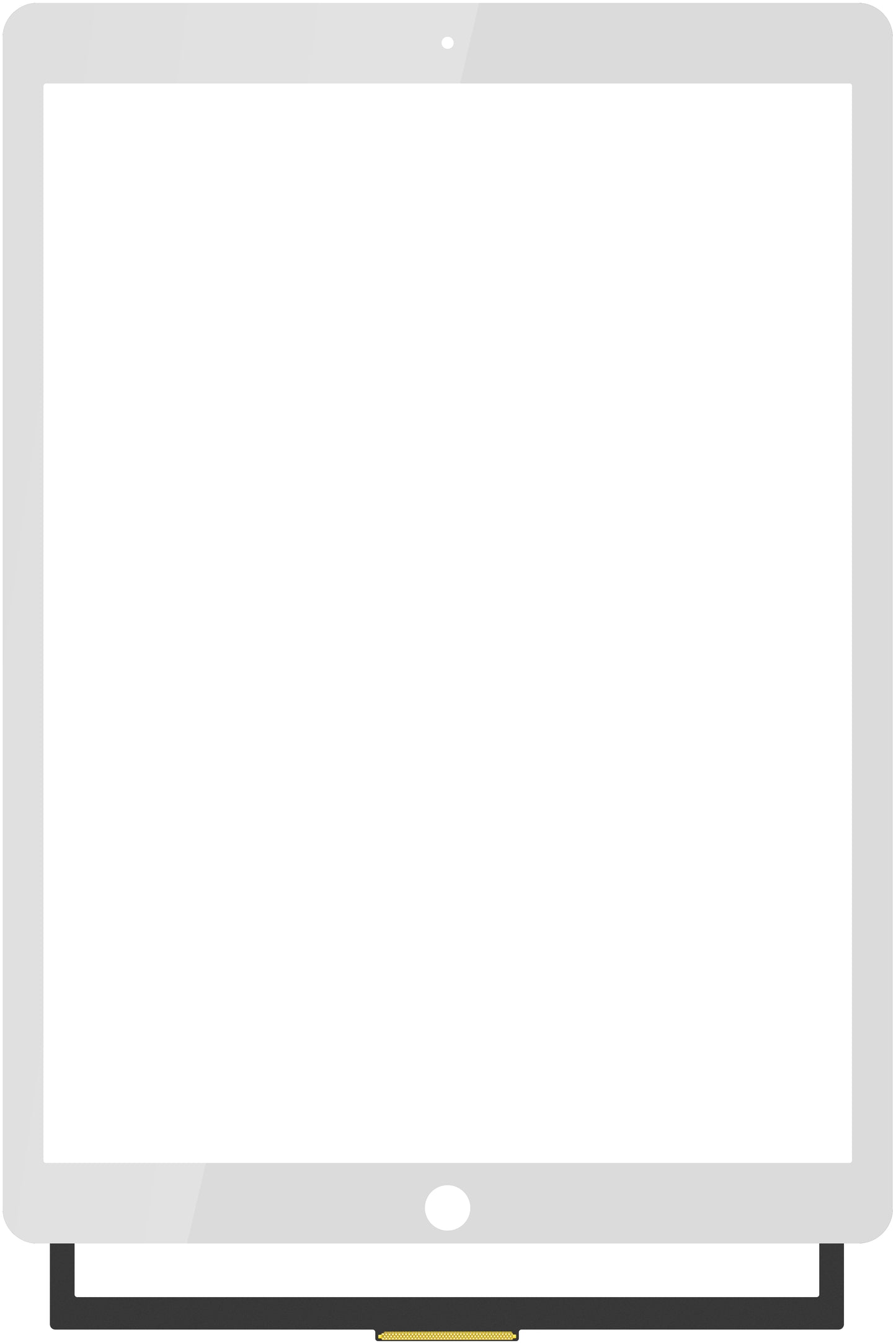 Touchscreen Forward Guard OCA para Apple iPad Pro 12.9 (2017), Branco