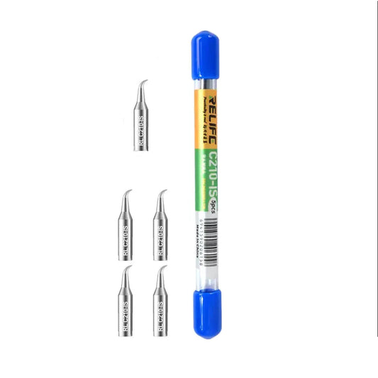 Ponta de Solda Relife RL-C210IS, Conjunto de 5 Peças