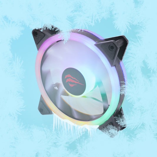 Ventilador HAVIT F2089, 1200RPM, 35dB, 1.32W, Preto