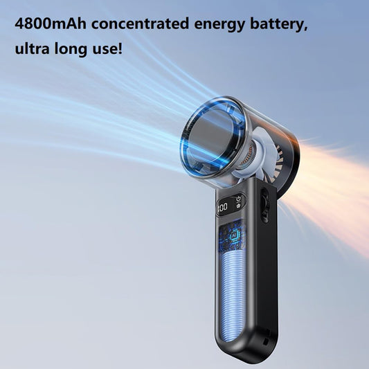 Ventilador Portátil Techsuit F83, Cinzento