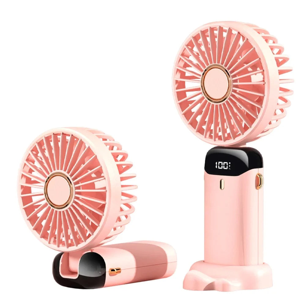 Ventilador Portátil Techsuit N15, Rosa