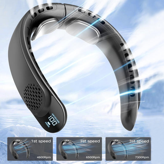 Ventilador Portátil Techsuit S8, Preto