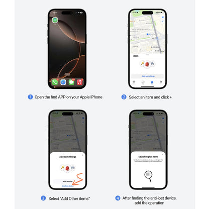 Acefast SmartTag S1 for iOS Series, Gray