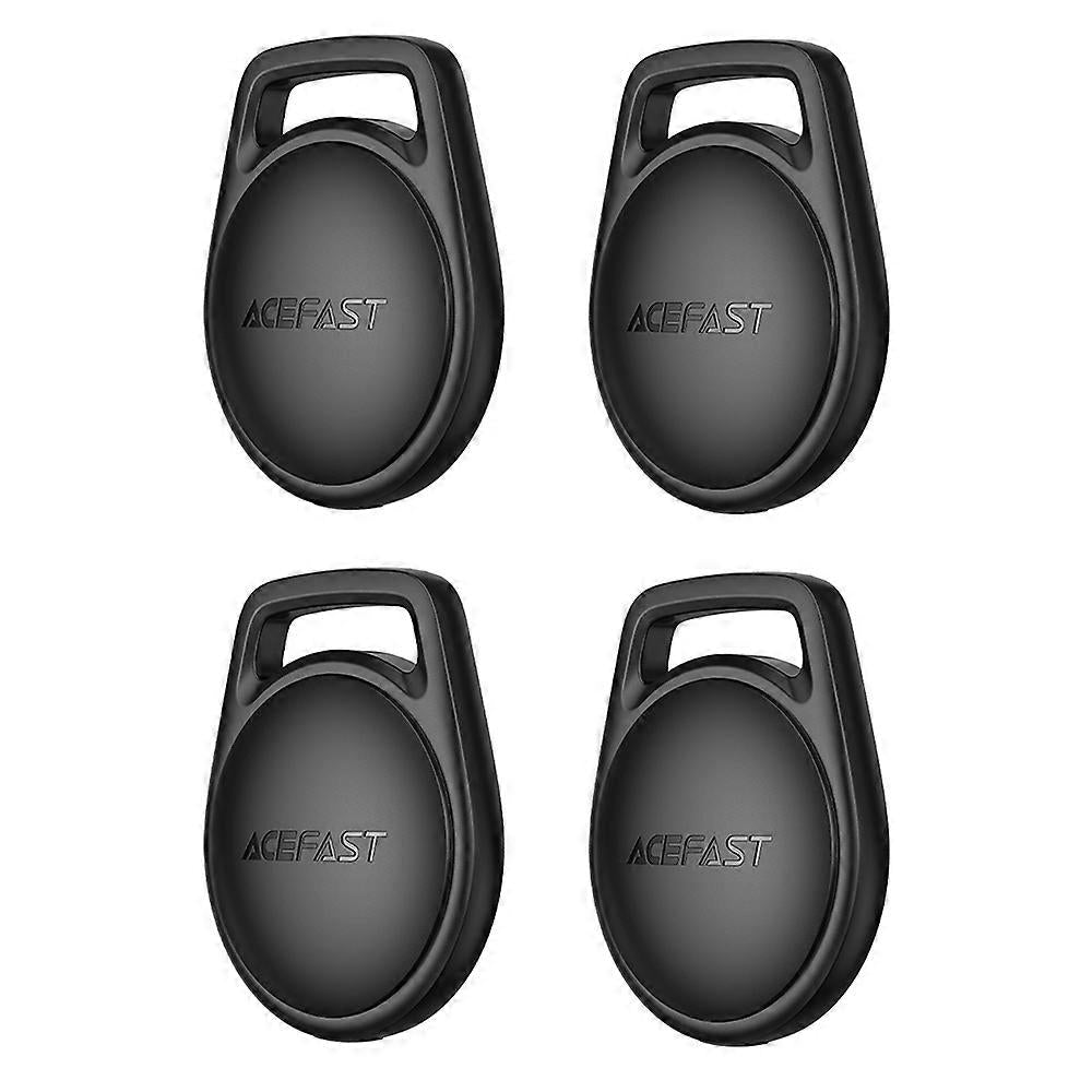 Acefast SmartTag S2 para iOS Series, Conjunto de 4 peças, Preto