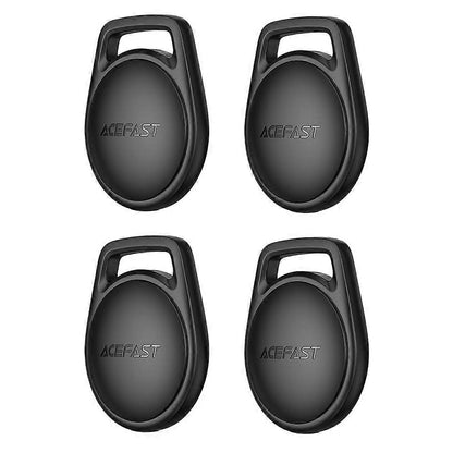 Acefast SmartTag S2 para iOS Series, Conjunto de 4 peças, Preto