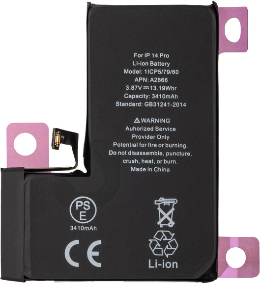 Bateria para Apple iPhone 14 Pro, Alta Capacidade
