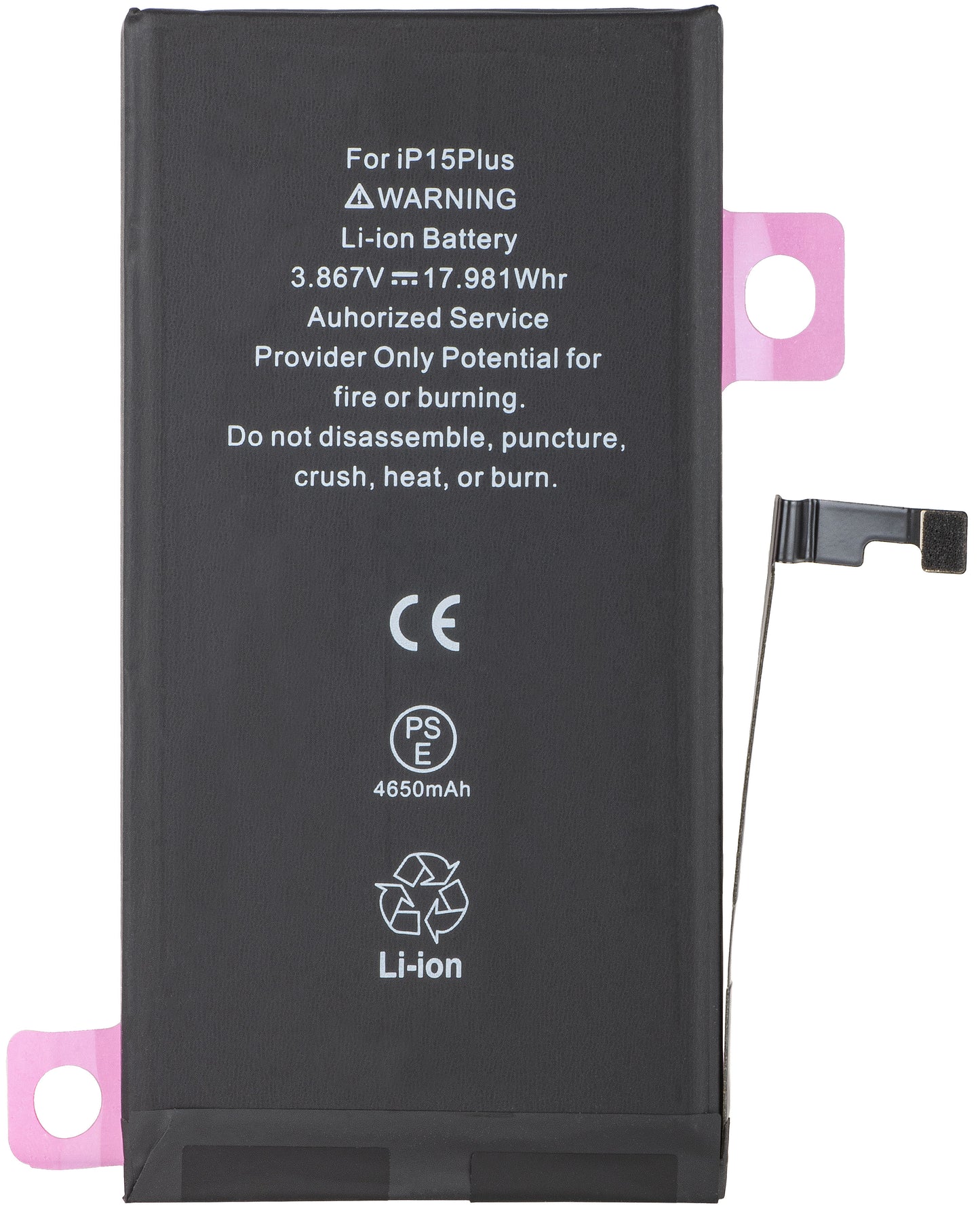 Bateria Apple iPhone 15 Plus, Alta Capacidade de Diagnóstico
