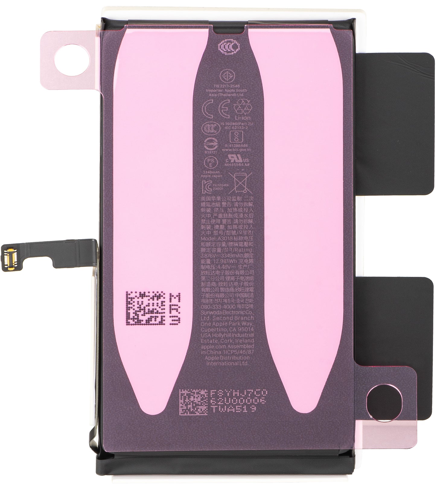 Acumulador Apple iPhone 15, Service Pack 661-35885