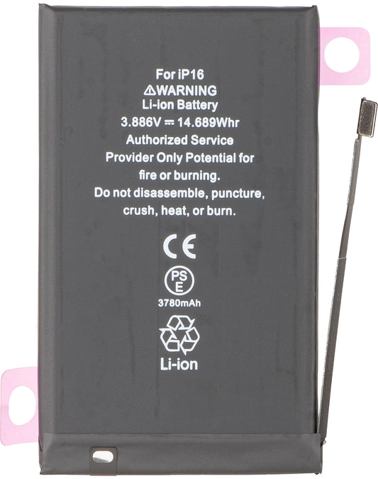 Apple iPhone 16 Battery, High Capacity