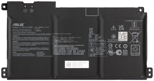 Bateria Asus E410 BATT / BYD PRIS / C31N1912, 3640mAh, Service Pack 0B200-03680000