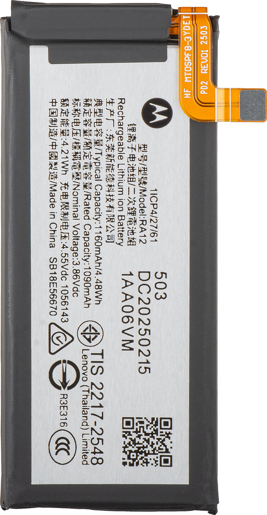 Bateria Motorola Razr 2025 / Razr 60, RA12, Service Pack SB18E56670