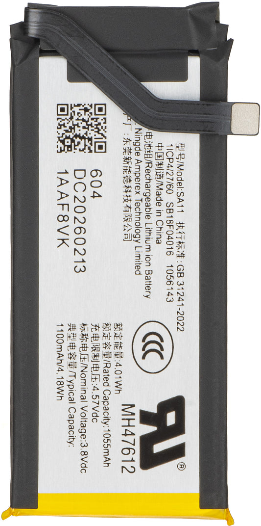 Bateria Motorola Razr 70 Plus, SA11, Pacote de Serviço SB18F04016