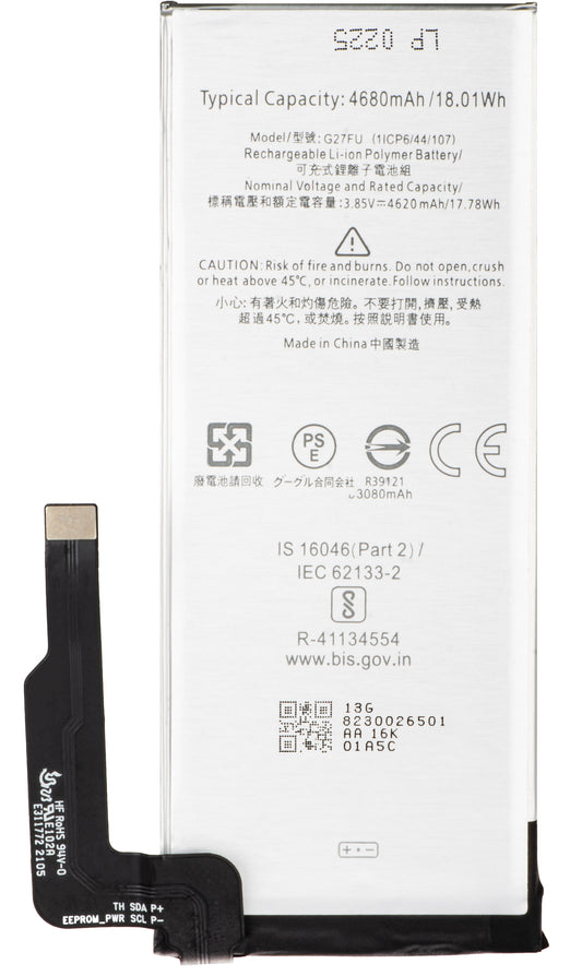 Bateria para Google Pixel 5a 5G, G27FU