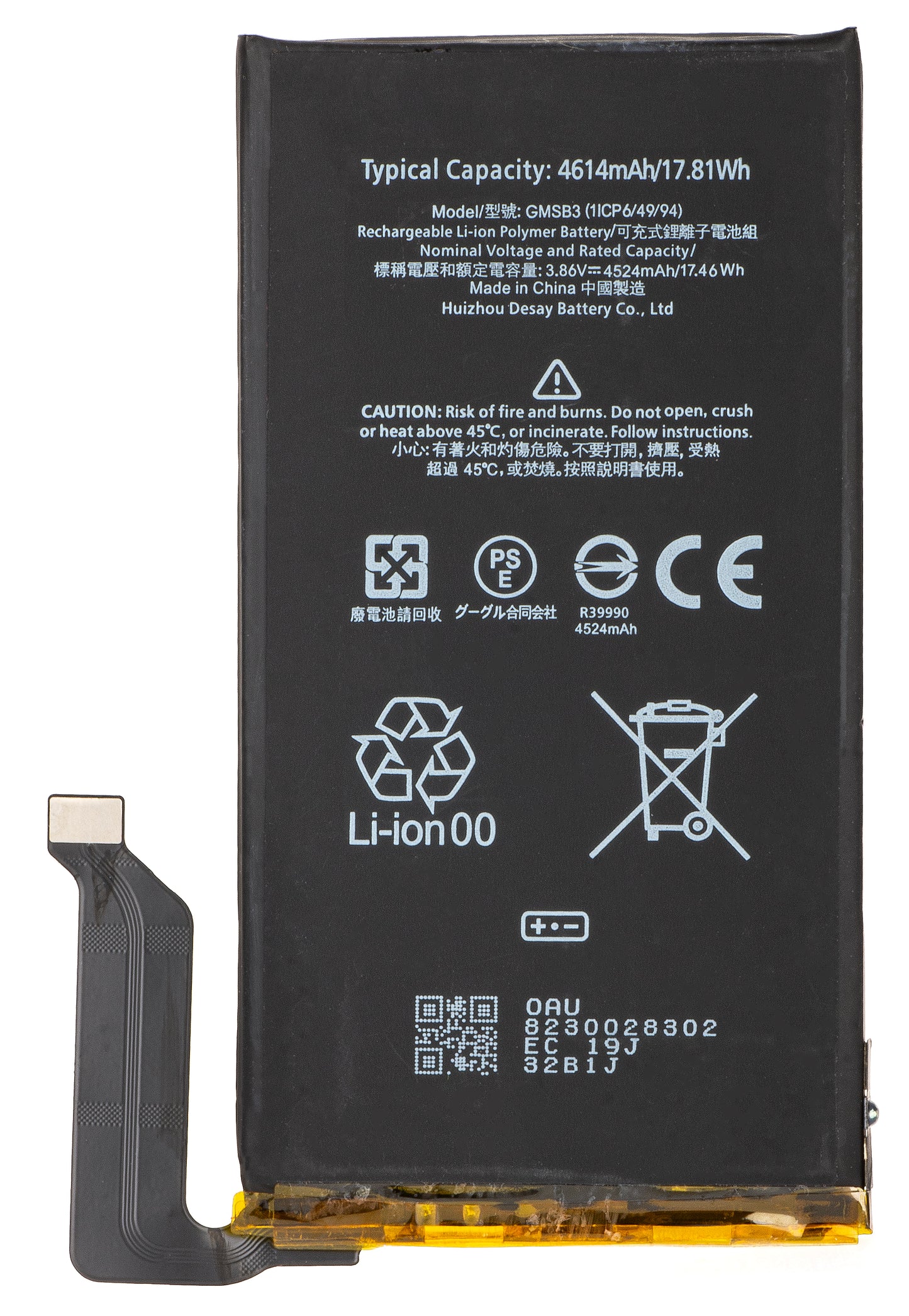 Bateria para Google Pixel 6, GMSB3
