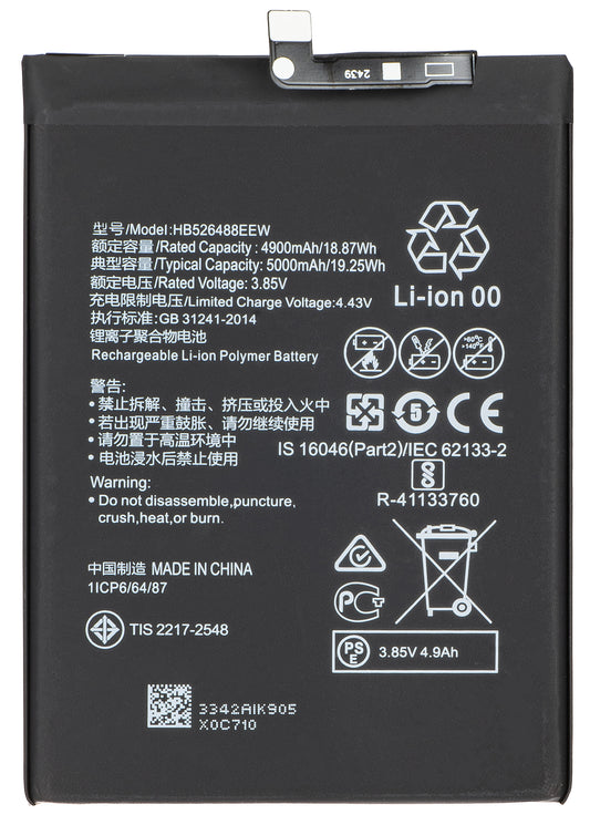 Bateria para Huawei P smart 2021, HB526488EEW