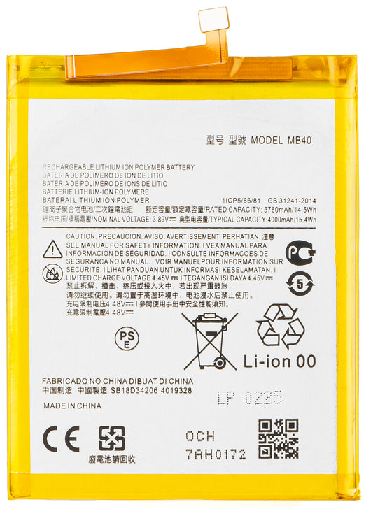 Bateria para Motorola Edge 20, MB40