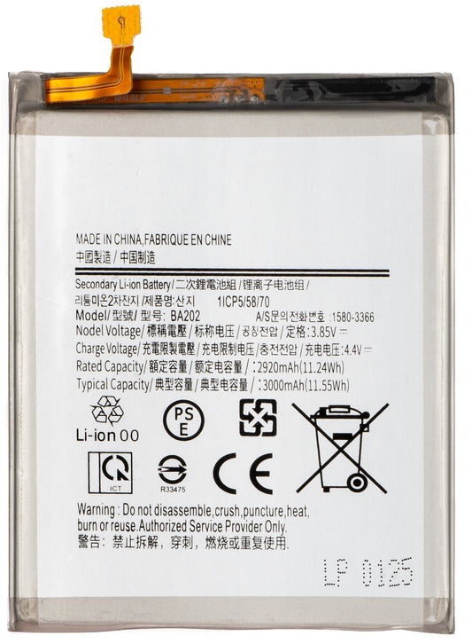 Bateria para Samsung Galaxy A10e A102 / A20e A202, EB-BA202ABU