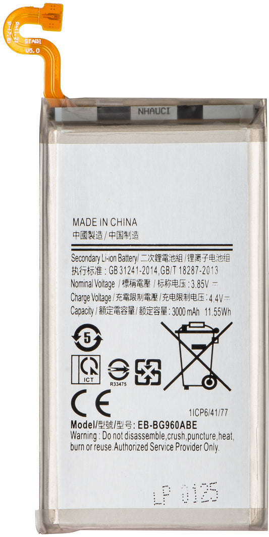 Bateria para Samsung Galaxy S9 G960, EB-BG960ABE