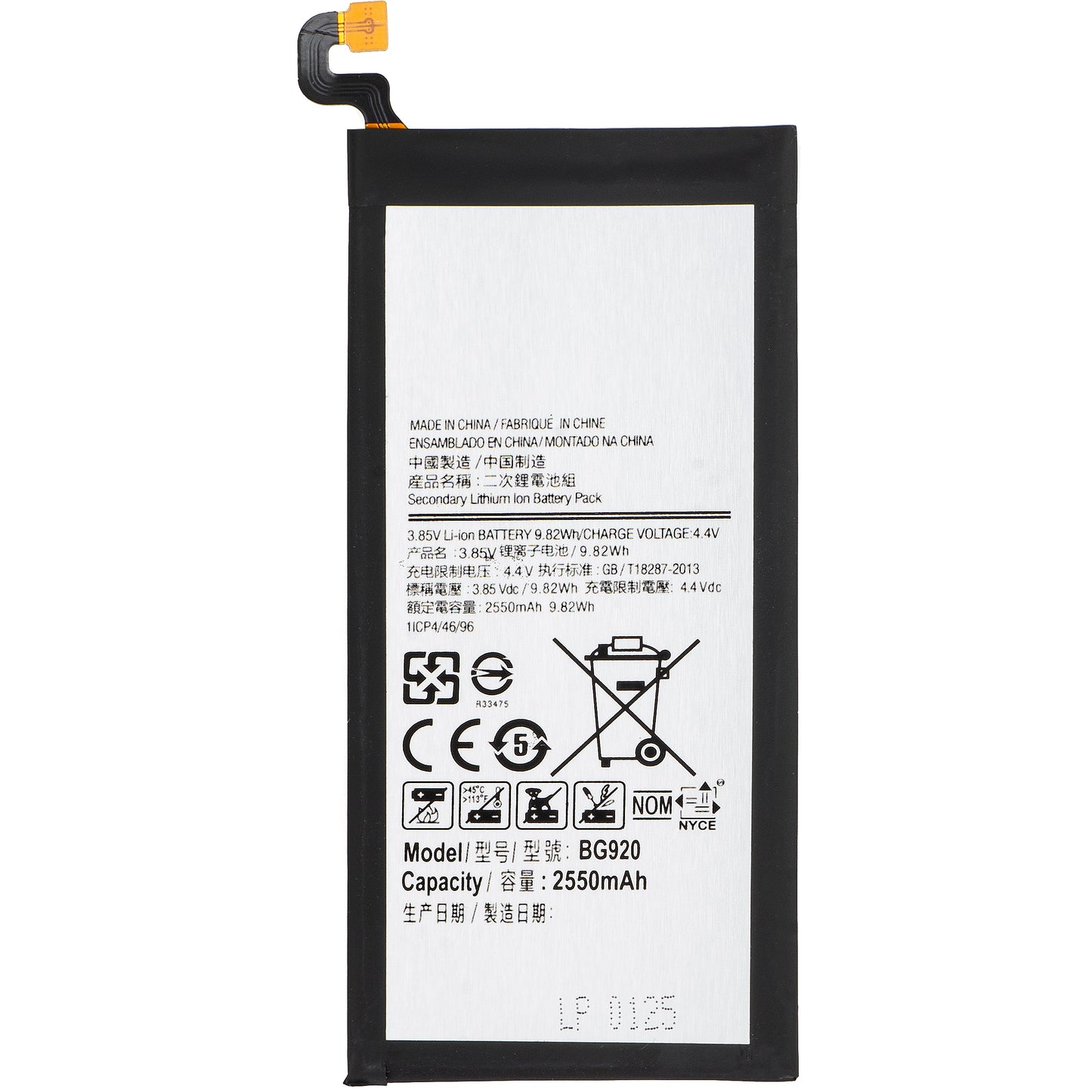 Bateria para Samsung Galaxy S6 G920, EB-BG920AB
