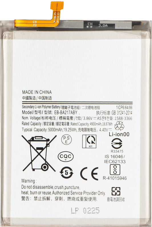 Bateria para Samsung Galaxy A13 A137 / A04s A047 / A13 A135 / A13 5G A136 / A12 Nacho A127, EB-BA217ABY