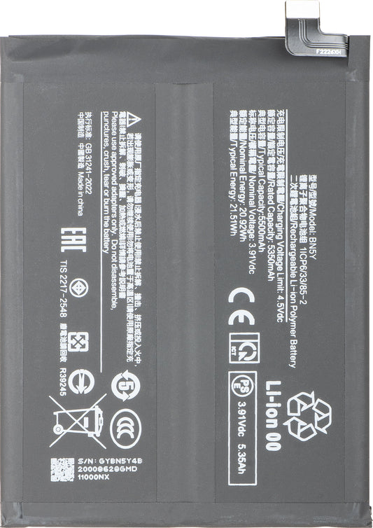 Bateria para Xiaomi Redmi Note 14 Pro 4G, BN5Y