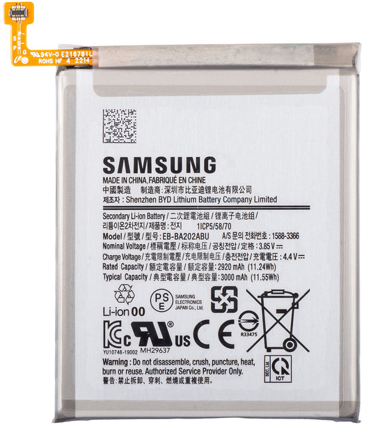 Bateria Samsung Galaxy A10e A102 / A20e A202, EB-BA202ABU, Swap GH82-20188A