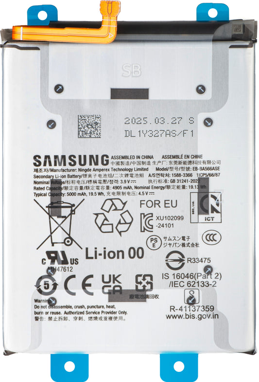 Bateria Samsung Galaxy A56 A566 / A36 A366, EB-BA566ASE, Service Pack GH82-36831A