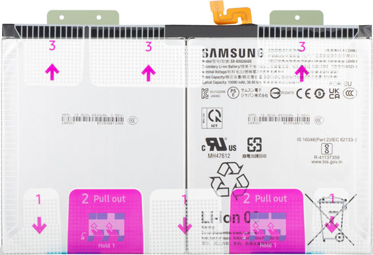 Bateria Samsung Galaxy Tab S10 FE+, EB-BX828ABE, Service Pack GH82-37171A
