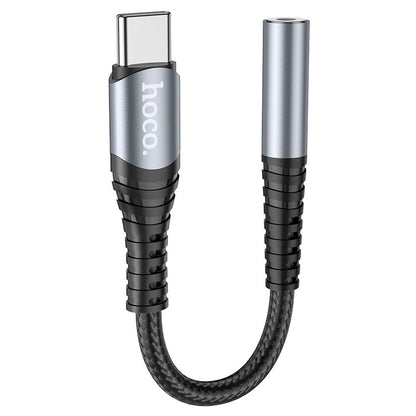 Adaptador de Áudio USB-C - 3.5mm HOCO LS33, Cinzento
