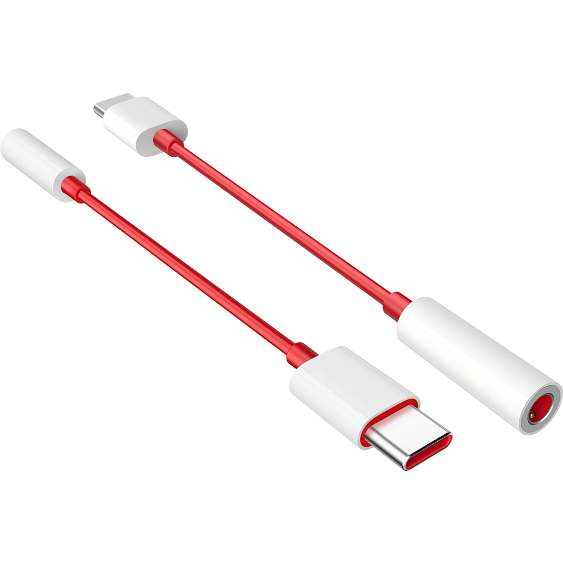 Adaptador de áudio USB-C - 3,5 mm OnePlus TC01W, 0,09 m, vermelho 5461100024