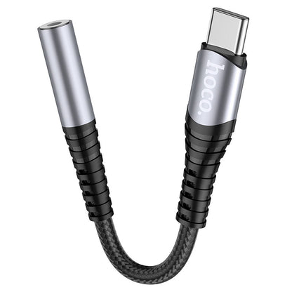 Adaptador de Áudio USB-C - 3.5mm HOCO LS33, Cinzento