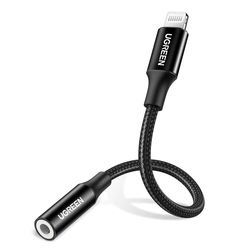 Adaptador de Áudio Lightning - 3.5mm UGREEN US211 (30756), Preto