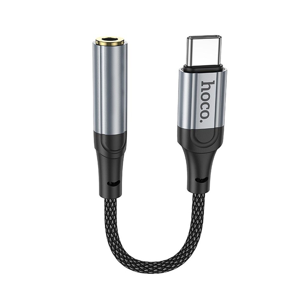 Adaptador de Áudio USB-C - 3.5mm HOCO LS36, Cinzento