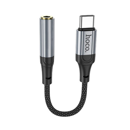 Adaptador de Áudio USB-C - 3.5mm HOCO LS36, Cinzento