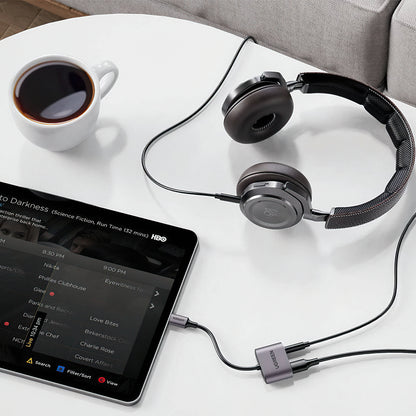 Adaptador de Áudio USB-C - 3.5mm / USB-C UGREEN CM231, Cinzento
