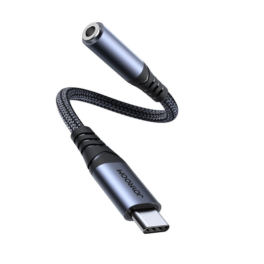 Adaptador de Áudio USB-C - 3.5mm Joyroom SY-C01, Preto