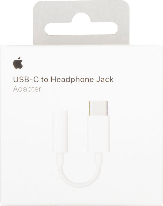 Adaptador de Áudio USB-C - 3.5mm Apple, Branco MU7E2AM/A