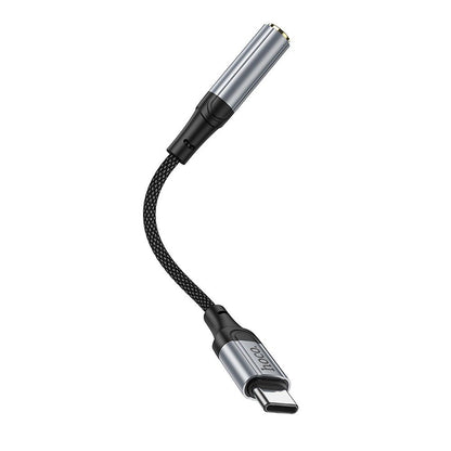 Adaptador de Áudio USB-C - 3.5mm HOCO LS36, Cinzento