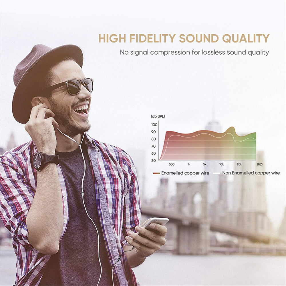 Adaptador de Áudio USB-C - 3.5mm UGREEN AV142, Preto