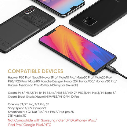 Adaptador de Áudio USB-C - 3.5mm UGREEN AV142, Preto