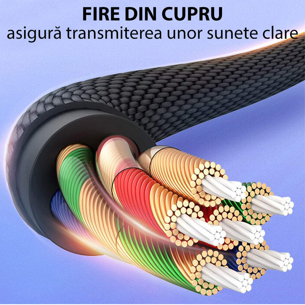 Adaptador de Áudio USB-C - 3.5mm Yesido YAU19, Preto