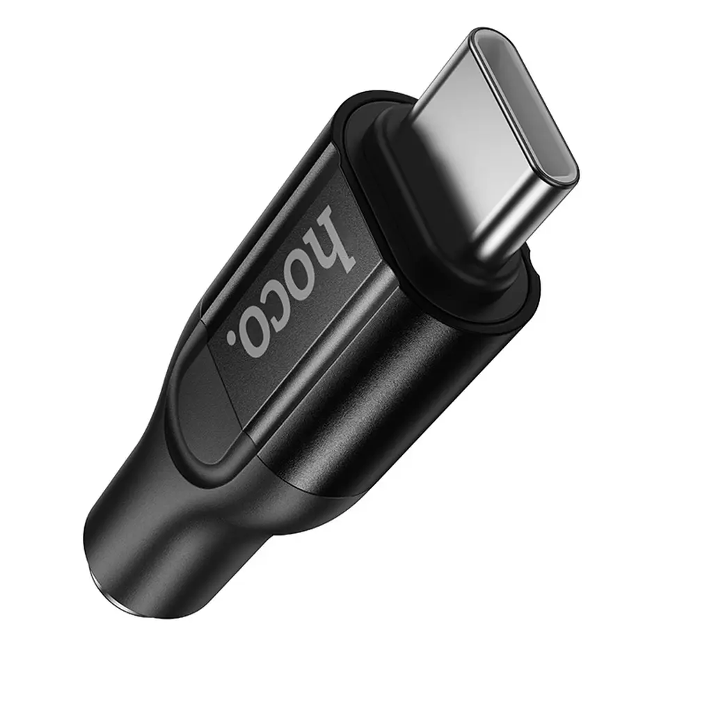 Adaptador Áudio USB-C - 3.5mm HOCO UPA35, Preto