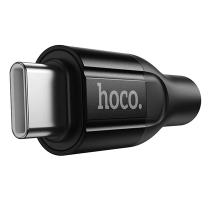Adaptador Áudio USB-C - 3.5mm HOCO UPA35, Preto